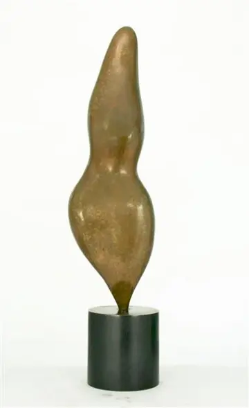 eine gestaltlose Skulptur