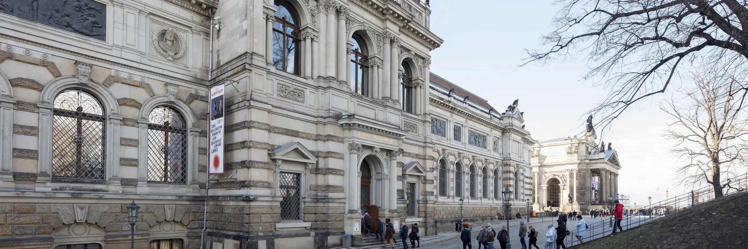 Gebäude des Albertinum von außen